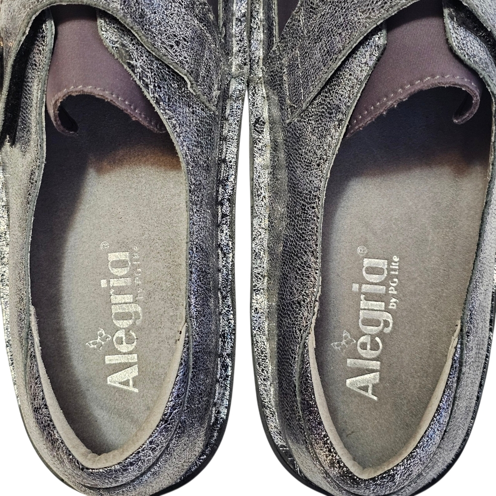 Alegria DEN-735 Moon Shadow Leather Comfort Mary Jane Clogs Sz EU 40 US 9.5-10 - Picture 11 of 14